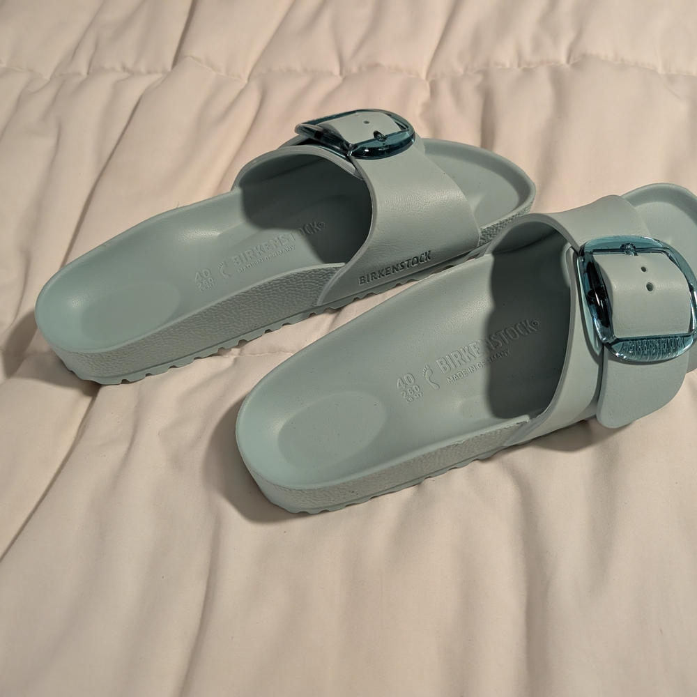 Birkenstock Women's Blue Slides